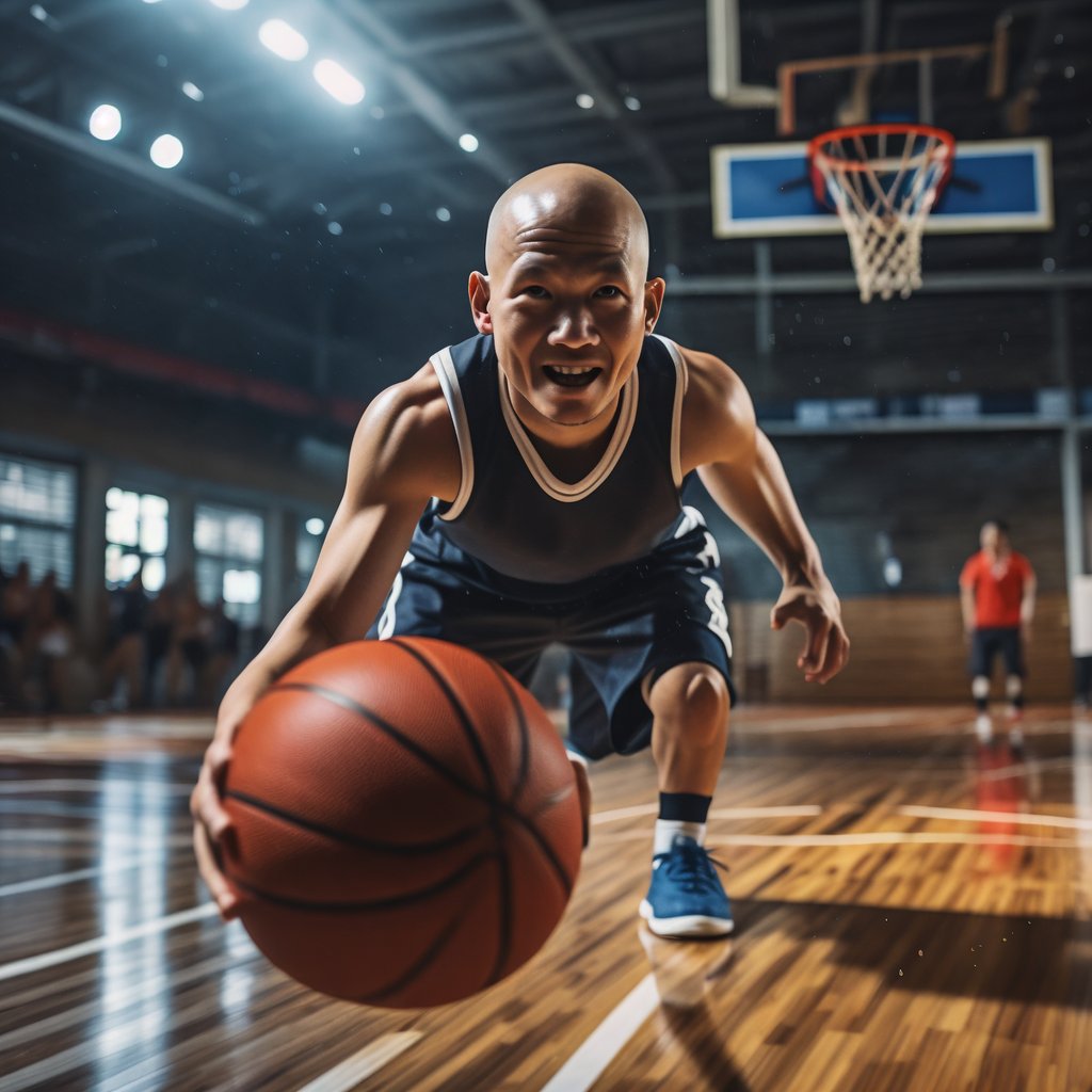 篮球运动员展现了顶尖的比赛技能 篮球运动员展现了顶尖的比赛技能