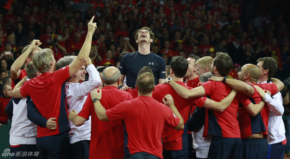 温网完胜戴维斯杯，穆雷扛起全队